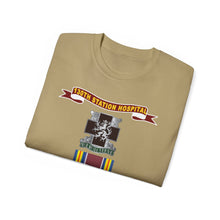 Load image into Gallery viewer, Unisex Ultra Cotton Tee - Army - 130th Station Hospital, Abilene, Texas - Ribbon - DUI w SVC WWII X 300