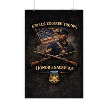 Load image into Gallery viewer, Posters - Honoring the 5th USCT, 1864 - Right 1