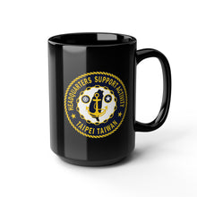 Load image into Gallery viewer, Black Mug 15oz - Headquarters Support Activity - Taiwan