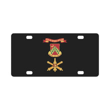 Load image into Gallery viewer, Army - 67th Air Defense Artillery w Number Br - DUI - Ribbon X 300 Classic License Plate