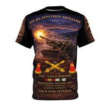 Load image into Gallery viewer, 1st Battalion 75th Field Artillery Tribute Tee — M110 8-Inch Cold War Veteran