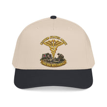 Load image into Gallery viewer, Mid Profile Baseball Cap - Army - Medical Corps - US Army w Scene - 3D - Enhanced