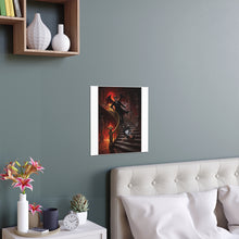 Load image into Gallery viewer, Indoor and Outdoor Silk Posters - devil and maid