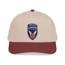 Load image into Gallery viewer, Mid Profile Baseball Cap - 11th Airborne Division w Arctic Tab wo txt - 3D - Enhanced