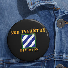 Load image into Gallery viewer, Custom Pin Buttons - 3rd Infantry Division