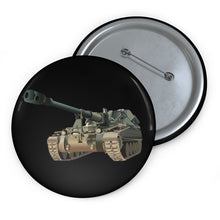 Load image into Gallery viewer, Custom Pin Buttons - M109 155MM SP