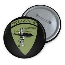 Load image into Gallery viewer, Custom Pin Buttons - 176th Assault Helicopter Co wo txt