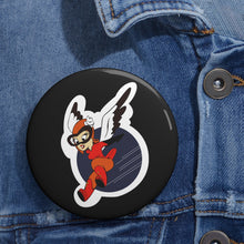 Load image into Gallery viewer, Custom Pin Buttons - WASP - Finella - WWII wo Txt