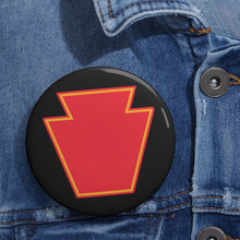 Load image into Gallery viewer, Custom Pin Buttons - 28th Infantry Division - SSI wo txt X 300