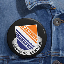 Load image into Gallery viewer, Custom Pin Buttons - 54th Signal Battalion wo Txt X 300