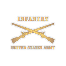 Load image into Gallery viewer, Kiss-Cut Stickers - Army - Infantry - Branch - US Army X 300