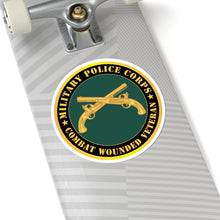Load image into Gallery viewer, Kiss - Cut Stickers - Army - Military Police - Branch - Combat Wounded Veteran X 300