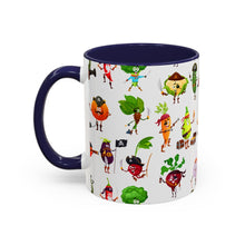 Load image into Gallery viewer, Accent Coffee Mug (11, 15oz) - Pirate Vegetables