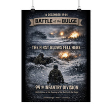 Load image into Gallery viewer, Matte Poster - 99th Infantry Division - Battle of the Bulge