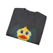 Load image into Gallery viewer, Unisex Ultra Cotton Tee - Yellow Rubber Duck - Front with Water - First Sergeant