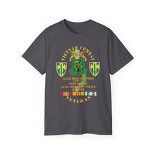 Load image into Gallery viewer, Unisex Ultra Cotton Tee - Army - Vietnam Combat Veteran w 212th Military Police Company - 18th MP Bde SSI - VN SVC X 300