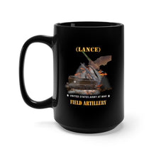 Load image into Gallery viewer, Black Mug 15oz - Army - Field Artillery - Multiple LANCE Firing