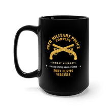 Load image into Gallery viewer, Black Mug 15oz - 88th Military Police Company - Combat Support - Ft Eustis, VA X 300