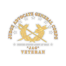 Load image into Gallery viewer, Kiss-Cut Stickers - Army - JAG Branch Veteran