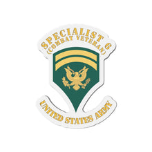 Load image into Gallery viewer, Die-Cut Magnets - Army - Enlisted - SPEC 5 - Specialist 5 - Std X 300