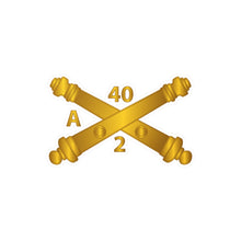 Load image into Gallery viewer, Kiss-Cut Vinyl Decals - Army - Alpha Battery, 2nd Bn 40th Artillery Branch wo Txt