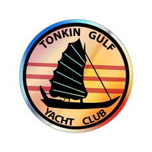 Load image into Gallery viewer, Holographic Die-cut Stickers - Vietnam - Tonkin Gulf - Yacht Club