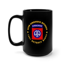 Load image into Gallery viewer, Black Mug 15oz - 82nd Airborne Division - 1967 Detroit Riots
