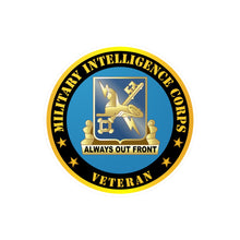 Load image into Gallery viewer, Kiss-Cut Vinyl Decals - Army - Military Intellligence Corps Veteran