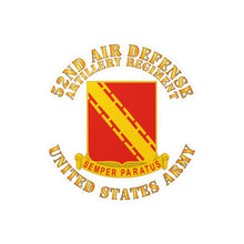 Load image into Gallery viewer, Kiss-Cut Vinyl Decals - Army - 52nd Air Defense Artillery Regiment - US Army