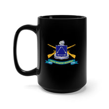 Load image into Gallery viewer, Black Mug 15oz - 180th Infantry Regiment w Br - Ribbon X 300