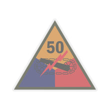 Load image into Gallery viewer, Kiss-Cut Stickers - SSI - 50th Armored Division X 300