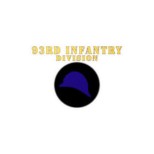 Load image into Gallery viewer, Kiss-Cut Vinyl Decals - Army - 93rd Infantry Div X 300 - Hat