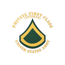 Load image into Gallery viewer, Kiss-Cut Vinyl Decals - Army - Private First Class - PFC - Veteran - Flat X 300