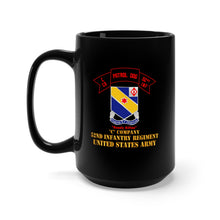 Load image into Gallery viewer, Black Mug 15oz - Army - C Co 52nd Infantry - Patrol Dog - Ready Rifles