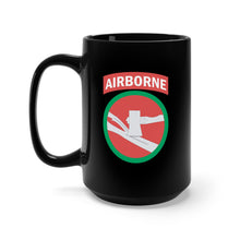 Load image into Gallery viewer, Black Mug 15oz - SSI - 84th Infantry Division w Airborne Tab X 300