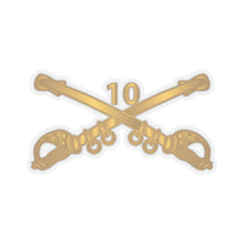 Load image into Gallery viewer, Kiss-Cut Stickers - Army - 10th Cavalry Branch wo Txt