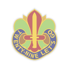 Load image into Gallery viewer, Kiss-Cut Stickers - DUI - 29th Infantry Division X 300