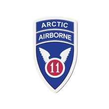 Load image into Gallery viewer, Die-Cut Magnets -SSI 11th Airborne Division - SSI w Arctic Tab wo Txt X 300