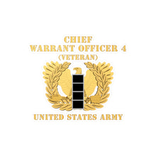 Load image into Gallery viewer, Kiss-Cut Vinyl Decals - Army - Chief Warrant Officer - CW04 - Veteran - Flat - Eagle and Bar X 300