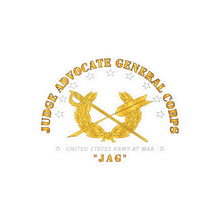 Load image into Gallery viewer, Kiss-Cut Vinyl Decals - Army - JAG Branch