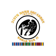 Load image into Gallery viewer, Kiss-Cut Vinyl Decals - AAC - 318th Bomb Squadron - WWII w EUR SVC