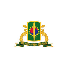 Load image into Gallery viewer, Kiss-Cut Vinyl Decals - Army - 8th Military Police Brigade - SSI w Br - Ribbon