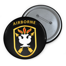 Load image into Gallery viewer, Custom Pin Buttons - SOF - JFK Special Warfare Center - School SSI wo Txt