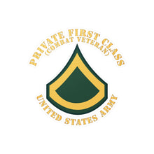 Load image into Gallery viewer, Kiss-Cut Vinyl Decals - Army - Private First Class - PFC - Combat Veteran - Flat X 300