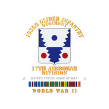 Load image into Gallery viewer, Kiss-Cut Vinyl Decals - Army - 193rd Glider Infantry Regiment - WWII w EUR SVC
