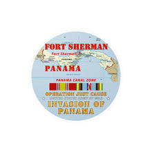 Load image into Gallery viewer, Kiss-Cut Vinyl Decals - Just Cause - Ft Sherman - CZ w Map w Svc Ribbons