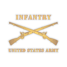 Load image into Gallery viewer, Kiss-Cut Stickers - Army - Infantry - Branch - US Army X 300