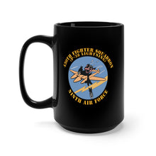 Load image into Gallery viewer, Black Mug 15oz - 430th Fighter Squadron - P38 Lightning - 9th AF