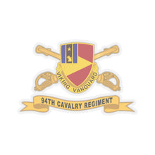 Load image into Gallery viewer, Kiss-Cut Stickers - Army - 94th Cavalry Regiment w Br - Ribbon
