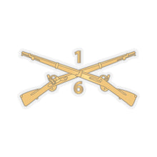 Load image into Gallery viewer, Kiss-Cut Stickers - Army - 6th Battalion, 1st Infantry Regiment Branch - wo Txt